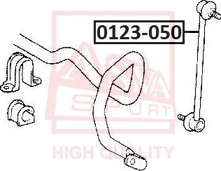 ASVA 0123-050 - Asta / Puntone, Stabilizzatore autozon.pro