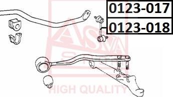 ASVA 0123-017 - Asta / Puntone, Stabilizzatore autozon.pro