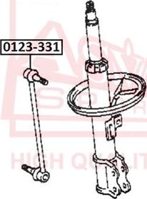 ASVA 0123-331 - Asta / Puntone, Stabilizzatore autozon.pro