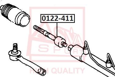 ASVA 0122-411 - Giunto assiale, Asta trasversale autozon.pro