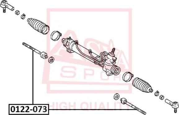 ASVA 0122-073 - Giunto assiale, Asta trasversale autozon.pro