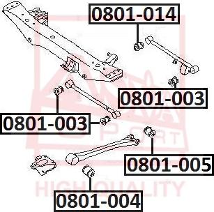 ASVA 0801-003 - Supporto, Braccio oscillante autozon.pro