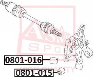 ASVA 0801-015 - Supporto, Braccio oscillante autozon.pro