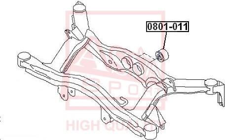 ASVA 0801-011 - Supporto, Braccio oscillante autozon.pro