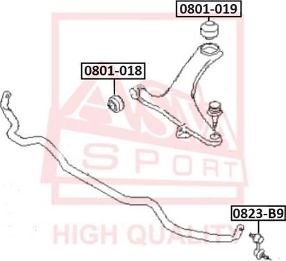 ASVA 0801-018 - Supporto, Braccio oscillante autozon.pro