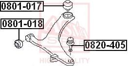 ASVA 0801-017 - Supporto, Braccio oscillante autozon.pro