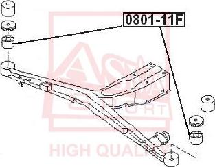 ASVA 0801-B11F - Supporto, Braccio oscillante autozon.pro