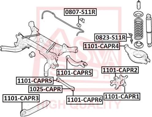 ASVA 0807-S11R - Bronzina cuscinetto, Barra stabilizzatrice autozon.pro