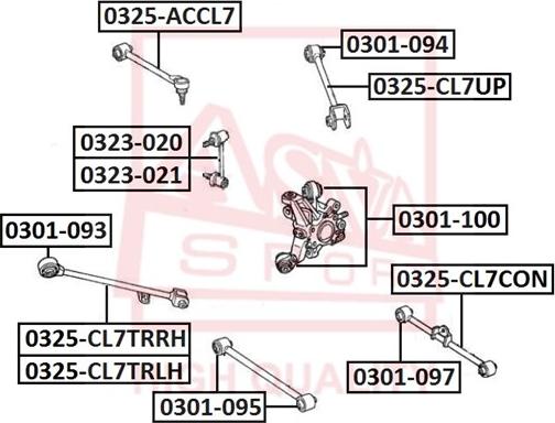 ASVA 0301-093 - Supporto, Braccio oscillante autozon.pro