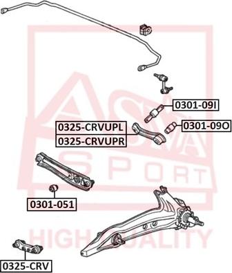 ASVA 0301-051 - Supporto, Braccio oscillante autozon.pro