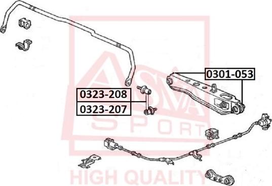 ASVA 0301-053 - Supporto, Braccio oscillante autozon.pro