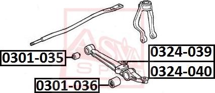 ASVA 0301-036 - Supporto, Braccio oscillante autozon.pro