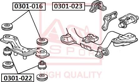 ASVA 0301-022 - Supporto, Braccio oscillante autozon.pro