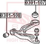 ASVA 0301-108 - Supporto, Braccio oscillante autozon.pro