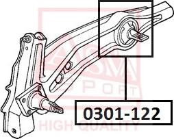 ASVA 0301-122 - Supporto, Braccio oscillante autozon.pro