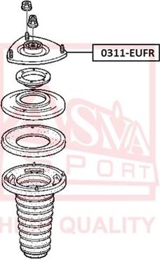 ASVA 0311-EUFR - Supporto ammortizzatore a molla autozon.pro