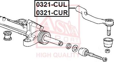 ASVA 0321-CUR - Testa barra d'accoppiamento autozon.pro