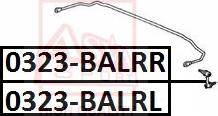 ASVA 0323-BALRL - Asta / Puntone, Stabilizzatore autozon.pro