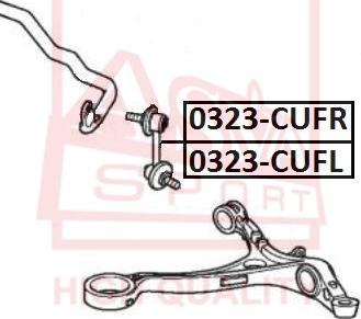 ASVA 0323-CUFR - Asta / Puntone, Stabilizzatore autozon.pro