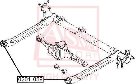 ASVA 0201-059 - Supporto, Braccio oscillante autozon.pro