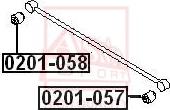 ASVA 0201-057 - Supporto, Braccio oscillante autozon.pro