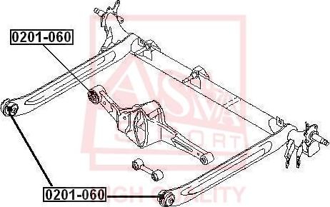 ASVA 0201-060 - Supporto, Braccio oscillante autozon.pro