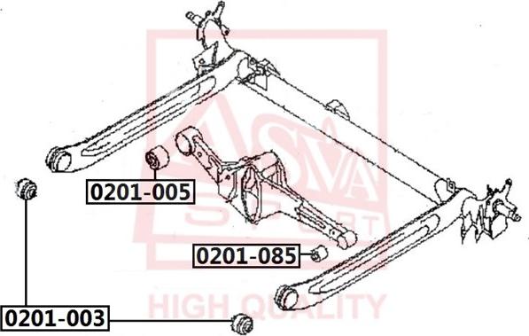 ASVA 0201-003 - Supporto, Braccio oscillante autozon.pro