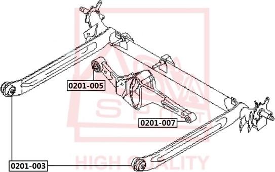 ASVA 0201-007 - Supporto, Braccio oscillante autozon.pro