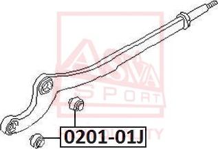 ASVA 0201-01J - Supporto, Braccio oscillante autozon.pro