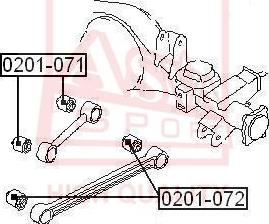 ASVA 0201-071 - Supporto, Braccio oscillante autozon.pro