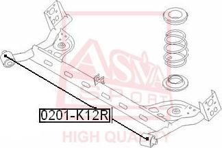 ASVA 0201-K12R - Supporto, Braccio oscillante autozon.pro