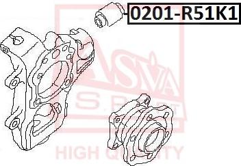 ASVA 0201-R51RK1 - Supporto, Braccio oscillante autozon.pro