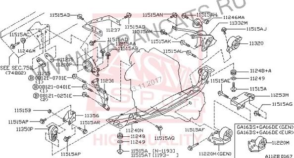 ASVA 0212-N15R - Sospensione, Motore autozon.pro