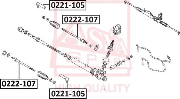 ASVA 0222-107 - Giunto assiale, Asta trasversale autozon.pro