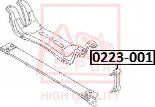 ASVA 0223-001 - Asta / Puntone, Stabilizzatore autozon.pro