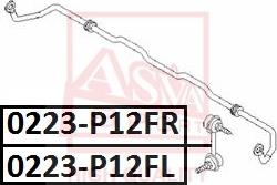 ASVA 0223-P12FL - Asta / Puntone, Stabilizzatore autozon.pro