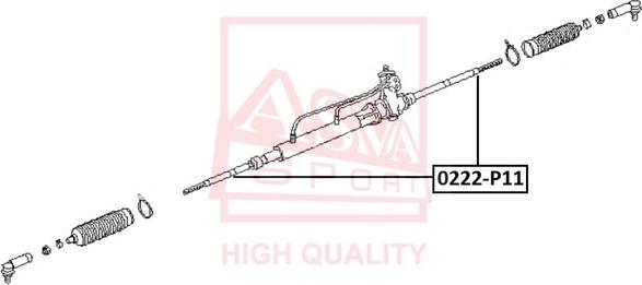 ASVA 0222-P11 - Giunto assiale, Asta trasversale autozon.pro