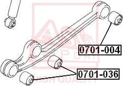 ASVA 0701-036 - Supporto, Braccio oscillante autozon.pro