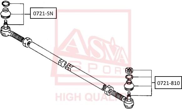 ASVA 0721-810 - Testa barra d'accoppiamento autozon.pro