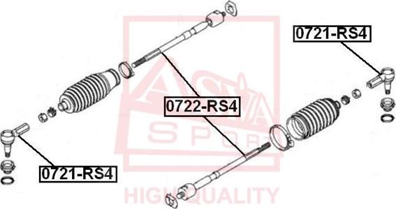 ASVA 0721-RS4 - Testa barra d'accoppiamento autozon.pro