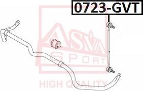 ASVA 0723-GVT - Asta / Puntone, Stabilizzatore autozon.pro