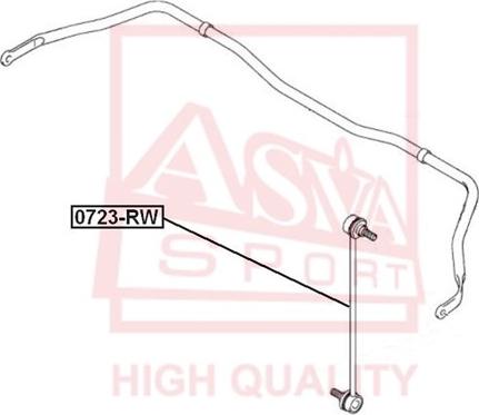 ASVA 0723-RW - Asta / Puntone, Stabilizzatore autozon.pro