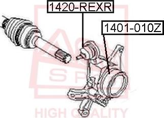 ASVA 1401-010Z - Supporto, Braccio oscillante autozon.pro