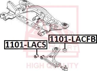 ASVA 1101-LACS - Supporto, Braccio oscillante autozon.pro