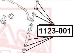 ASVA 1123-001 - Asta / Puntone, Stabilizzatore autozon.pro