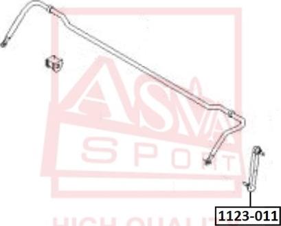 ASVA 1123-011 - Asta / Puntone, Stabilizzatore autozon.pro