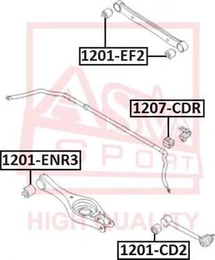 ASVA 1201-CD2 - Supporto, Braccio oscillante autozon.pro