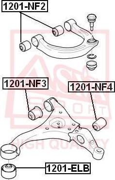 ASVA 1201-NF4 - Supporto, Braccio oscillante autozon.pro