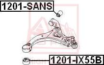 ASVA 1201-SANS - Supporto, Braccio oscillante autozon.pro