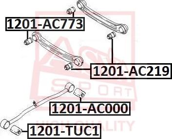 ASVA 1201-TUC1 - Supporto, Braccio oscillante autozon.pro